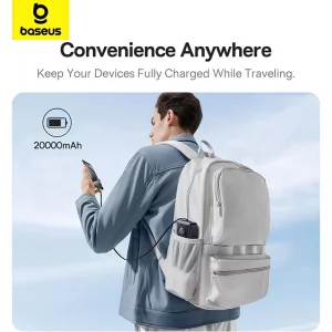 پاوربانک بیسوس مدل 65W NOMOS ظرفیت 20000 هزار میلی آمپر همراه با کابل USB-C