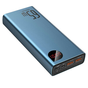 پاوربانک باسئوس مدل Adaman PPIMDA-D01_D03 ظرفیت 20000 میلی‌آمپر ساعت