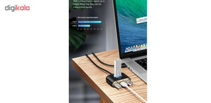 هاب 4 پورت USB 3.0 باسئوس مدل CAHUB-AY