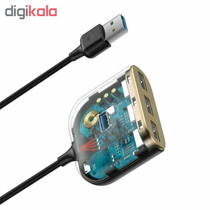 هاب 4 پورت USB 3.0 باسئوس مدل CAHUB-AY