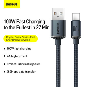 کابل تبدیل USB به USB-C باسئوس مدل CAJY000401 طول 1.2 متر