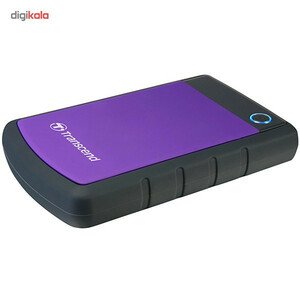 هارد اکسترنال ترنسند مدل StoreJet 25H3 ظرفیت 2 ترابایت دارای رابط USB Type-A