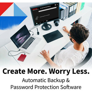 هارد اکسترنال توشیبا مدل Canvio Advance ظرفیت یک ترابایت دارای رابط USB Type-A 3.2