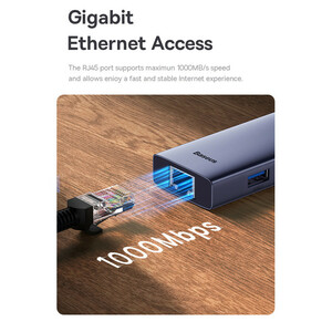 هاب 6 پورت USB-C بیسوس مدل BS-OH151