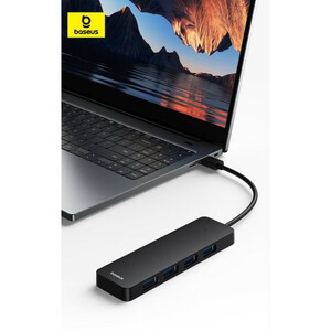 هاب 4 پورت USB 3.0 باسئوس مدل BS-OH080 15cm