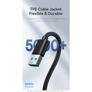 هاب 4 پورت USB 3.0 باسئوس مدل BS-OH080 15cm