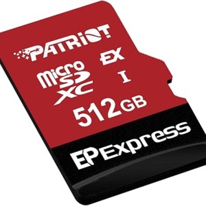 کارت حافظه microSDXC پتریوت مدل EP کلاس 10 استاندارد UHS-I U3-V30 سرعت 90MBpsظرفیت 512  گیگابایت به همراه آداپتورSD