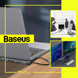 هاب11 پورت USB-C باسئوس مدل CATSX-G0G
