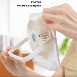 پنکه شارژی ریمکس مدل F03 ظرفیت 1200 میلی آمپر ساعت