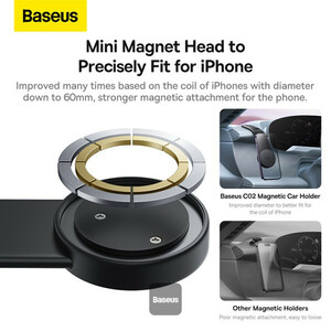 پایه نگهدارنده گوشی موبایل بیسوس مدل C02 Magnetic