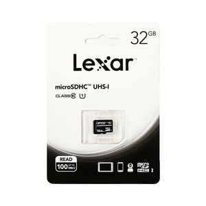 کارت حافظه لکسار مدل R100 کلاس 10 استاندارد UHS-I U1 ظرفیت 32 گیگابایت