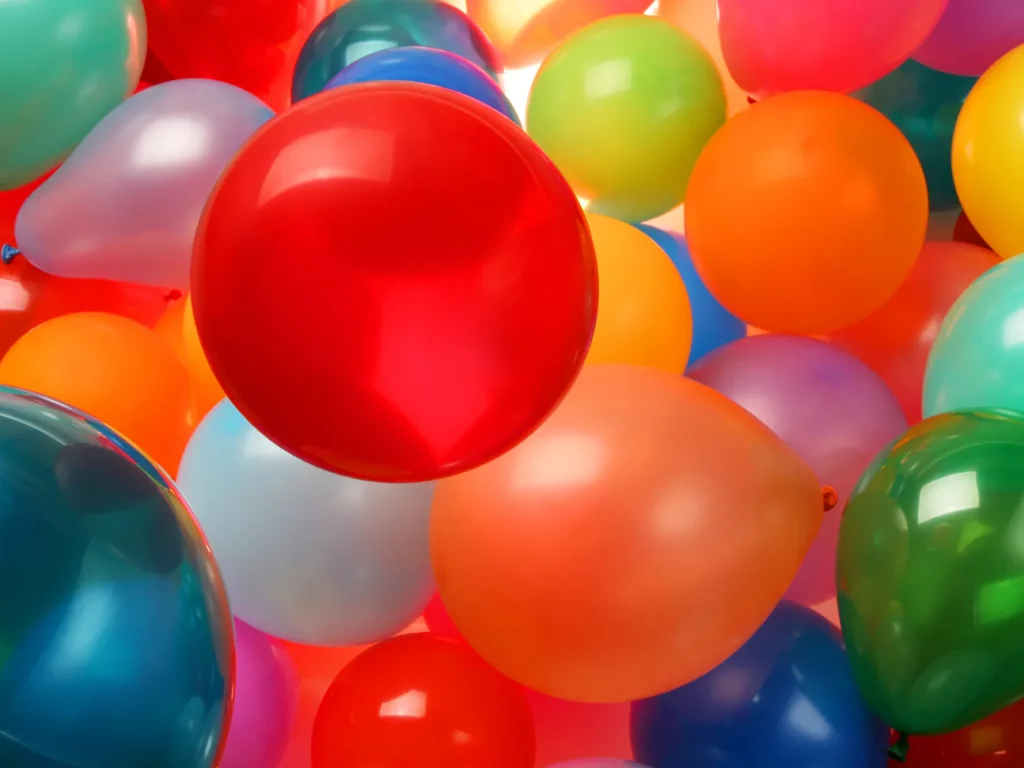 گاز نیتروژن در بادکنک