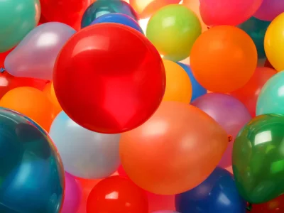 گاز نیتروژن در بادکنک