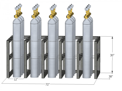 فروش رک سیلندر در همدان