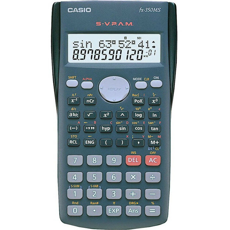 ماشین حساب کاسیو FX-350 MS اورجینال با ضمانت یکساله