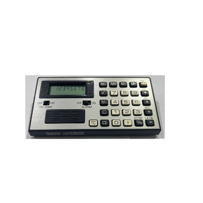 ماشین حساب و ساعت آلارم mr 4130