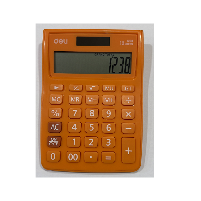 ماشین حساب دلی 12 رقمی مدل DELI 1238