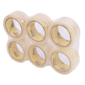 چسب پهن ۹۰ یاردی  شیشه ای HM Crystal 5cm