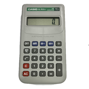 ماشین حساب جیبی HL-820LU ساخت ژاپن اصل