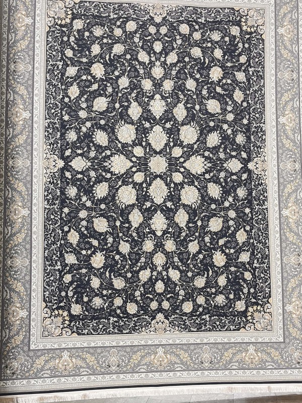 فرش طرح ۱۲۰۰ تیتانیوم لایت الگانس