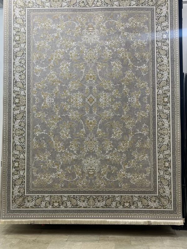 فرش ماشینی ۱۲ متری طرح ۱۲۲۷ نقرهای