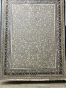 فرش ۱۲ متری طرح ۱۲۲۳ نقرهای نگین مشهد