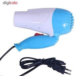 سشوار مسافرتی تاشو نوا مدل Nowa NV-1290(آبی و صورتی)رندوم