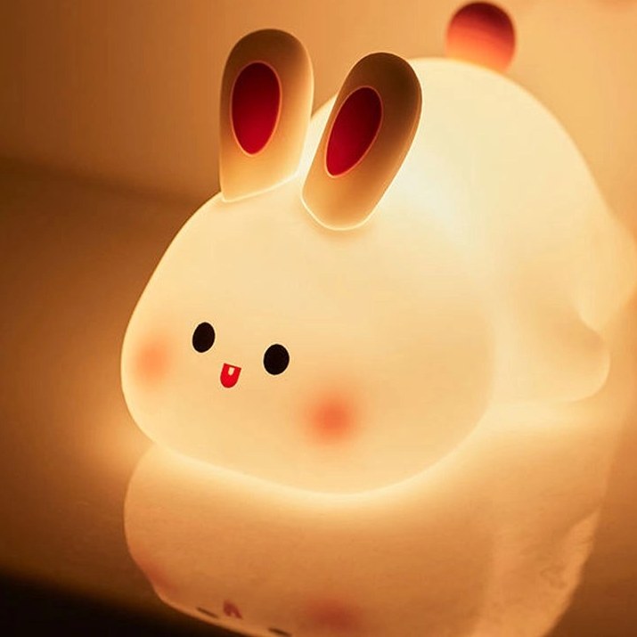 چراغ خواب سیلیکونی طرح خرگوش