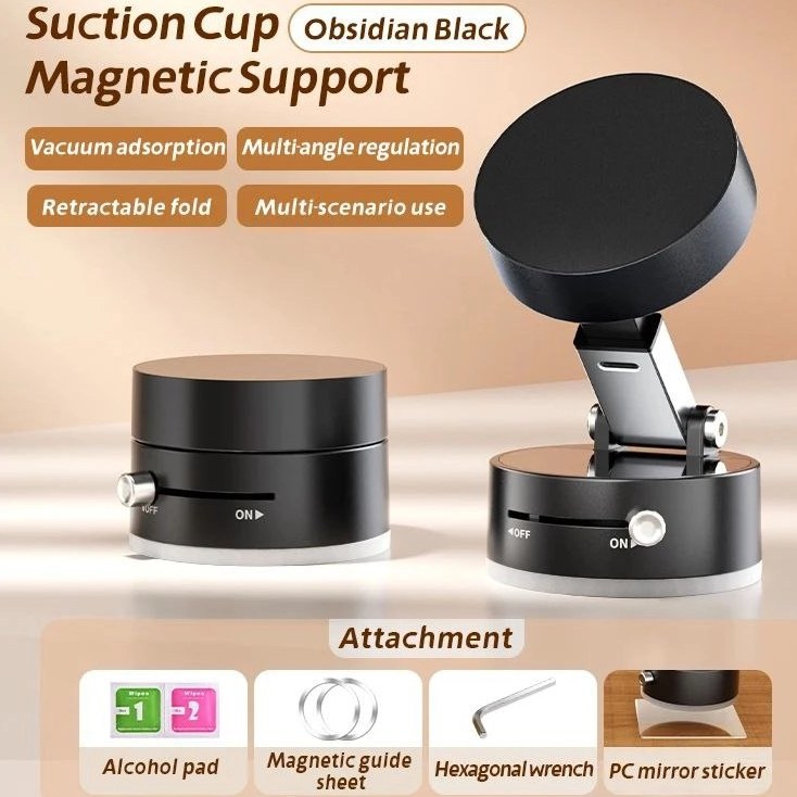 هولدر گوشی VACUUM SUCTION مدل A2  (رنگ سفید و مشکی)