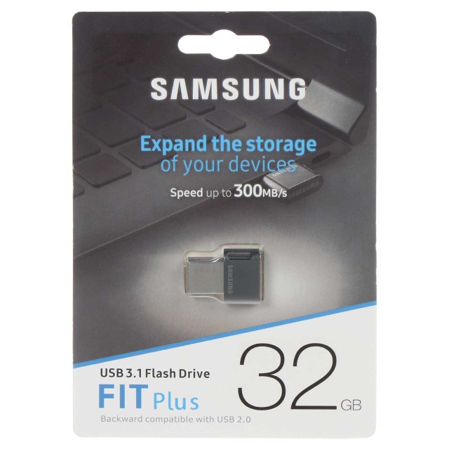 فلش مموری سامسونگ اورجینال  32G Samsung Fit Plus USB3.1 (گارانتی مادام استار مموری)