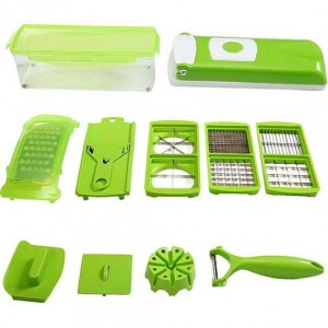 Nicer Dicer Plus مدل جدید 10 پارچه(فروش تک و عمده،ارسال فوری)