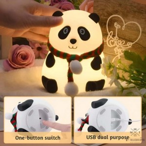 چراغ خواب سیلیکونی طرح پاندا Light sleep panda