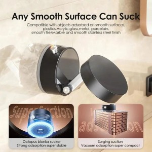 هولدر گوشی VACUUM SUCTION مدل A2  (رنگ سفید و مشکی)