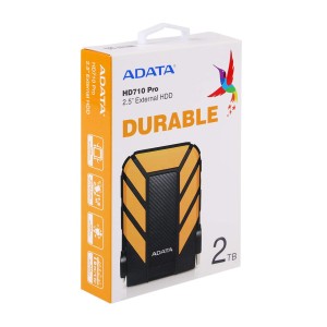 هارد اکسترنال ADATA مدل HD710 Pro ظرفیت 2TB - زرد