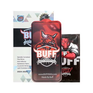 محافظ صفحه نمایش بوف مدل 5D BUFFER مناسب برای گوشی موبایل اپل IPHONE 13 PROMAX با گارانتی 6 ماهه شرکتی