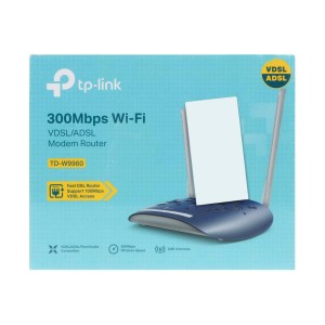 سرمه ای (گارانتی 3 ساله شرکتی) - TP-LINK TD-W9960 -Ver 1.20 300Mbps Wireless VDSL/ADSL+ Modem Router مودم