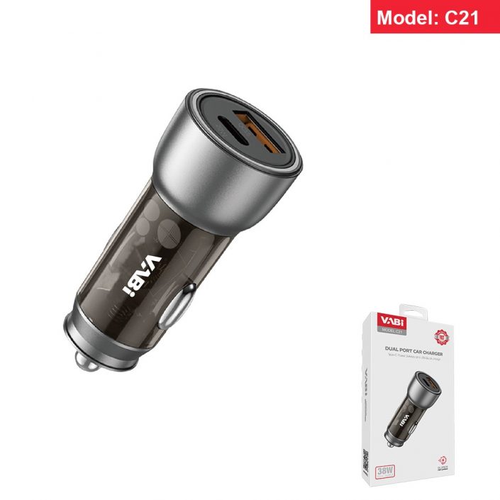 شارژر فندکی وابی(VABI)مدل c21 سوپر فست