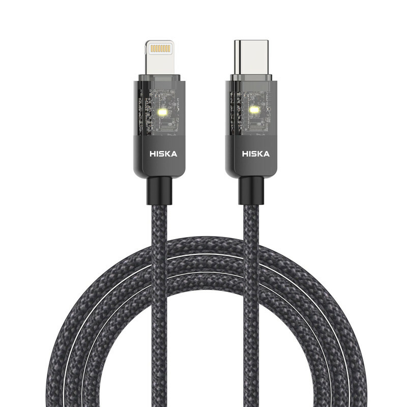 کابل تبدیل USB-C به لایتنینگ هیسکا مدل LX-891CL طول 1 متر