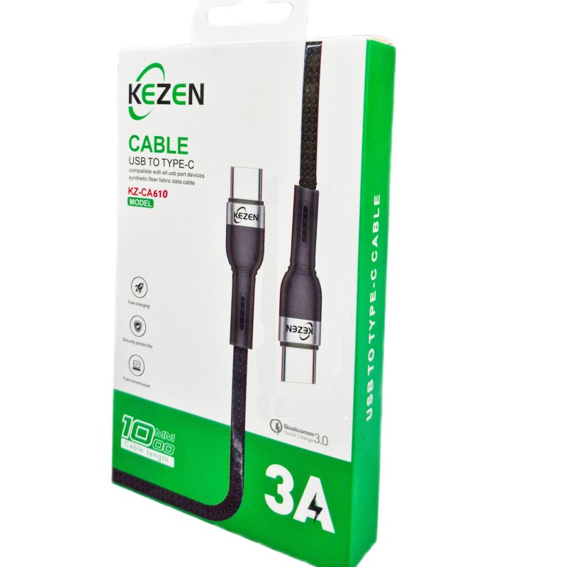 کابل TYPE-C به TYPE-C کزن(KEZEN) مدل KZ-CA610