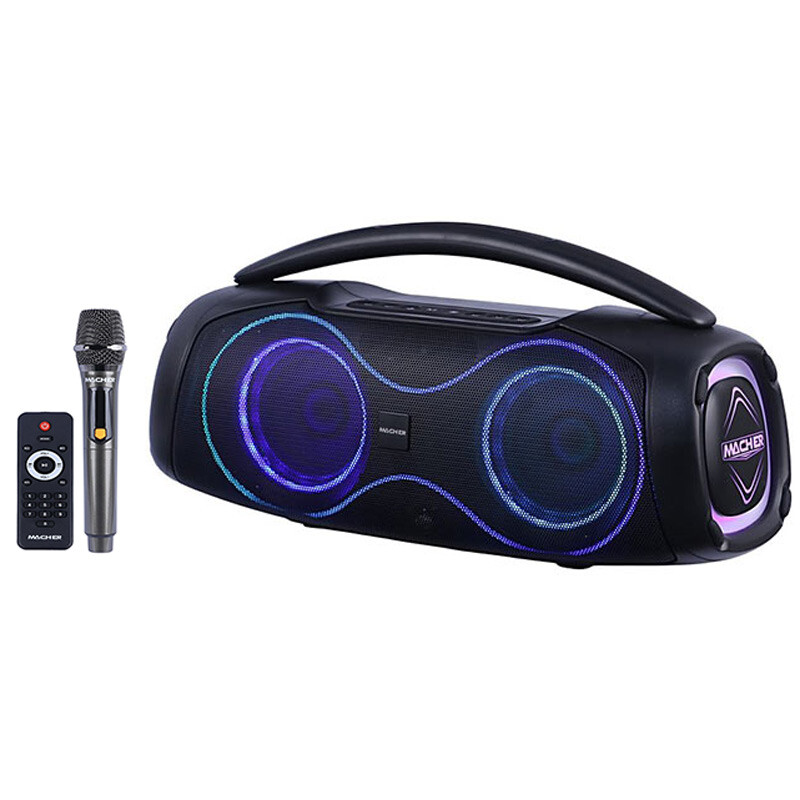 اسپیکر بلوتوثی مچر مدل MR-580 به همراه میکروفون و ریموت کنترل