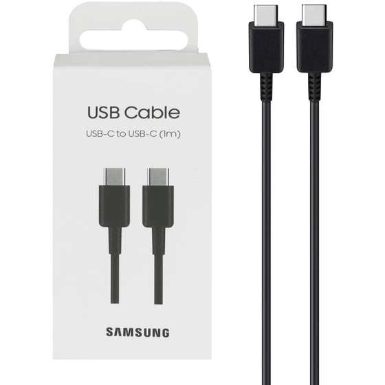 کابل دو سر تایپ سی سامسونگ S25 EP-DN980BWEGIN طول 1 متر