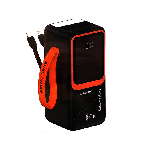 پاوربانک 66 وات ال سی مدل XT50A ظرفیت 50000 میلی آمپرساعت