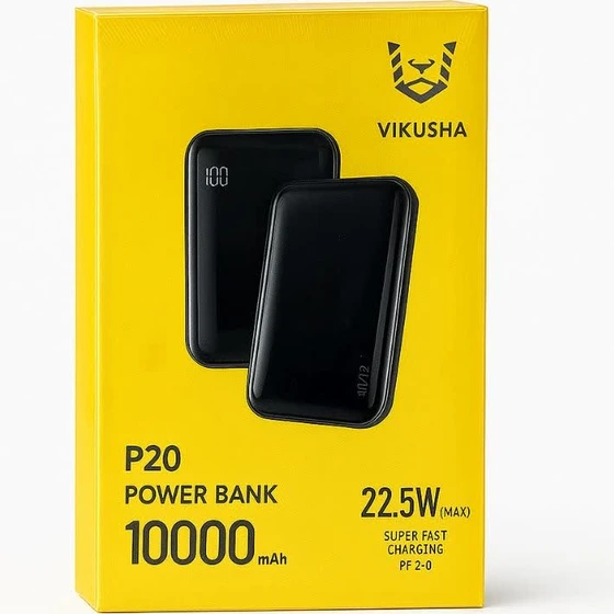 پاوربانک ویکوشا مدل P20 ظرفیت 10000 میلی آمپر ساعت