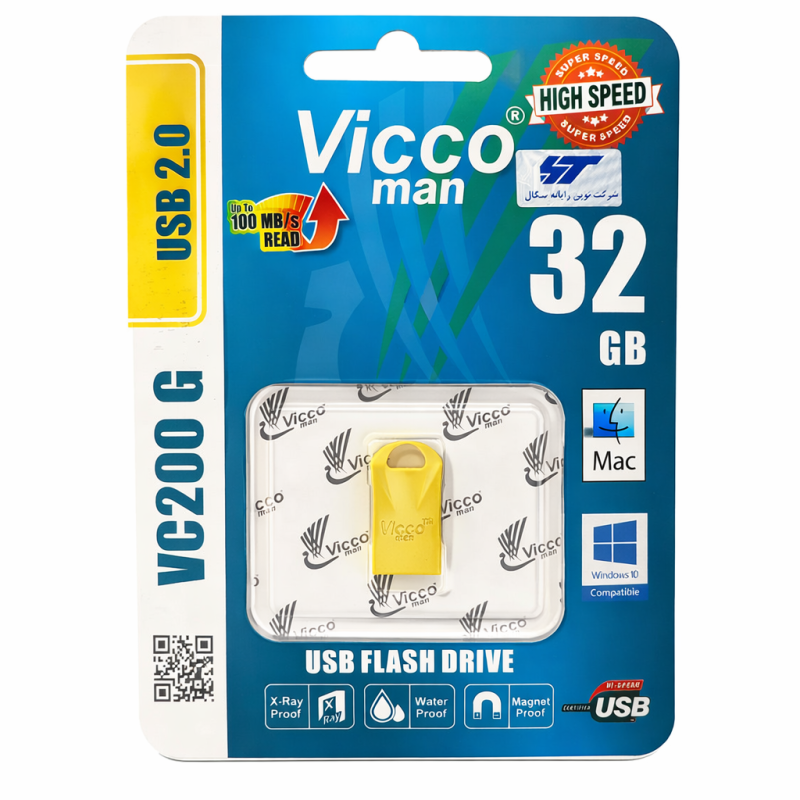 فلش مموری ویکومن مدل vc200  ظرفیت 32گیگابایت