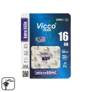 کارت حافظه microSDHC ویکو من مدل Extra 533X کلاس 10 استاندارد UHS-I U1 سرعت 80MBps ظرفیت 16 گیگابایت