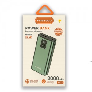 پاوربانک 20000 میلی‌امپر فرست یو مدل P012