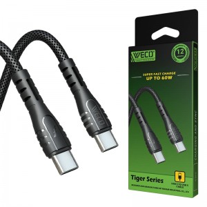 کابل شارژ دو سر تایپ سی WECO WE-49