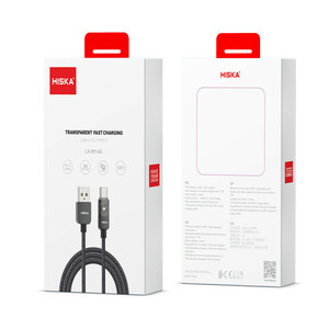کابل تبدیل USB-A به USB-C هیسکا مدل LX-891AC طول 1 متر