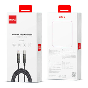 کابل تبدیل USB-C به لایتنینگ هیسکا مدل LX-891CL طول 1 متر