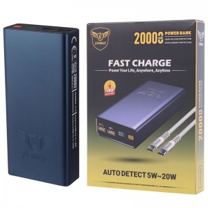 پاور بانک فست شارژ اپی مکس EP-213 20W ظرفیت 20000 میلی آمپر ساعت